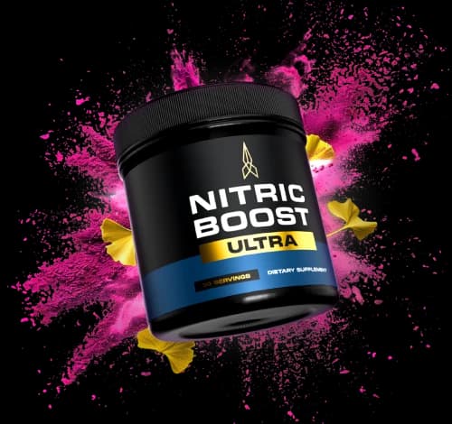 Nitric Boost jar — dietary supplement powder